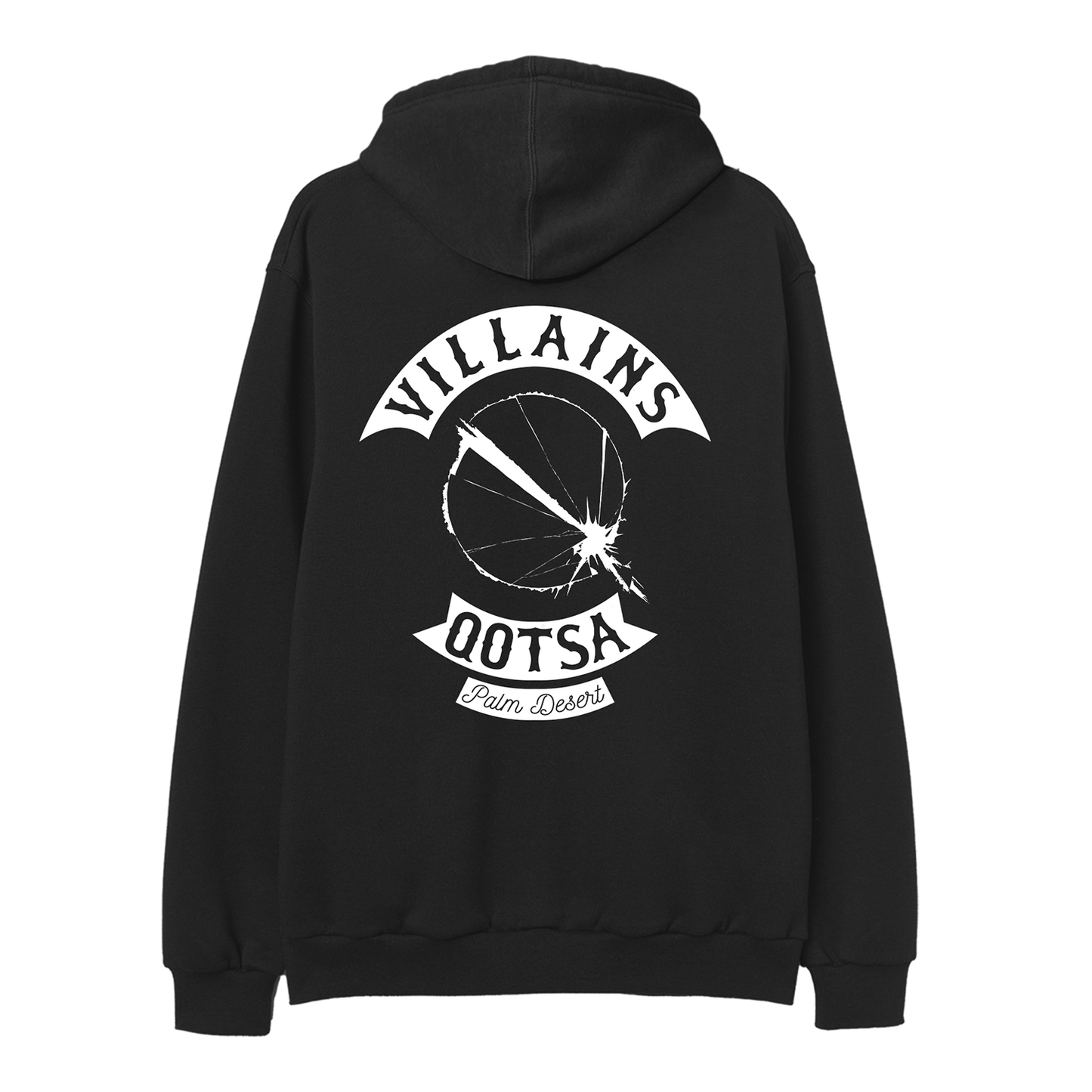 Snake Q Villains Zip-Up Hoodie - Black