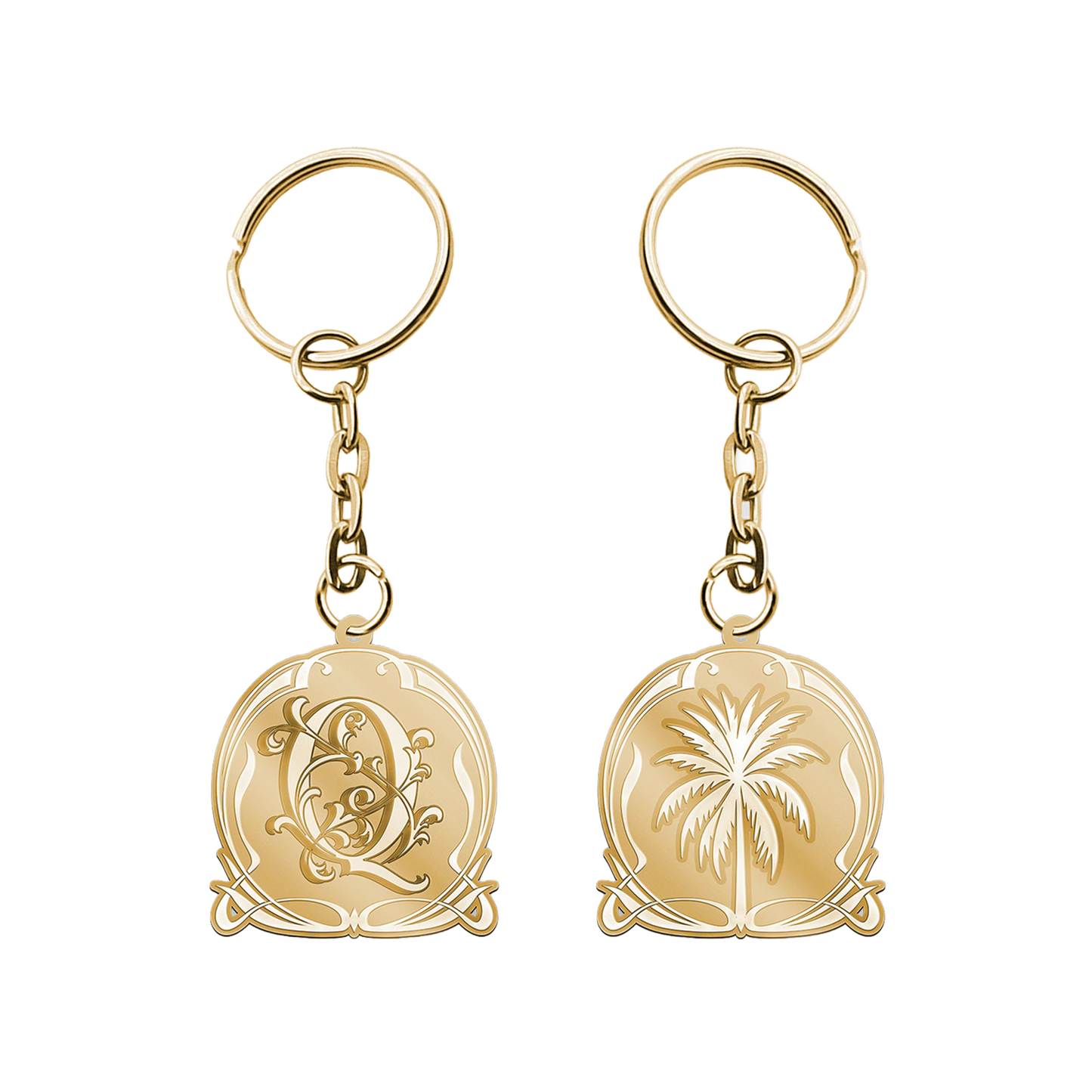 Palm Tree Keychain