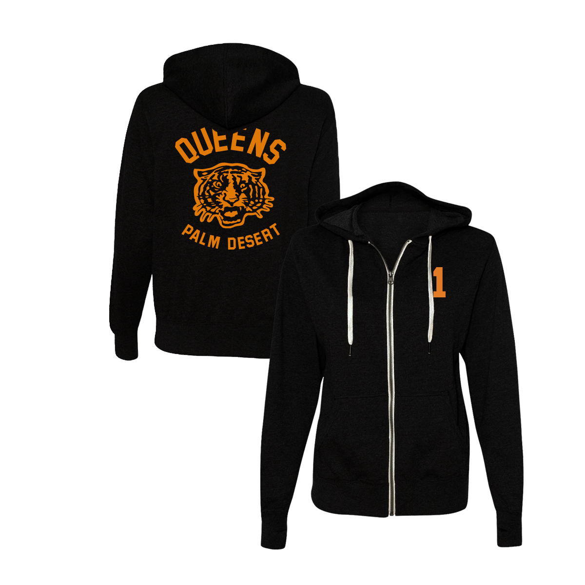 Tiger Zip-Up Hoodie - Queens of the Stone Age UK